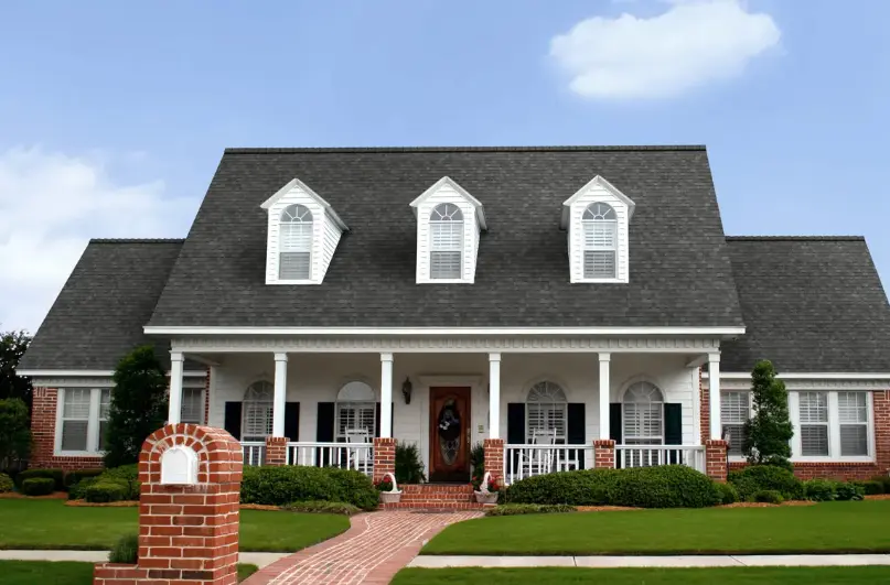 Mountainside shingle roof